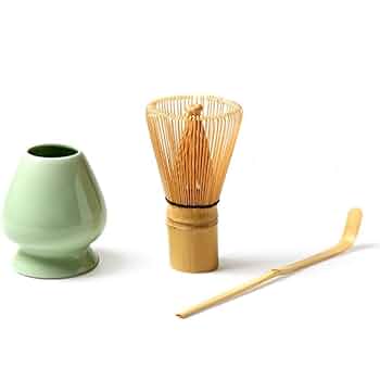 Amazon | Yoseka 百本立茶筅&茶筅直し&茶杓 お抹茶 3点セット